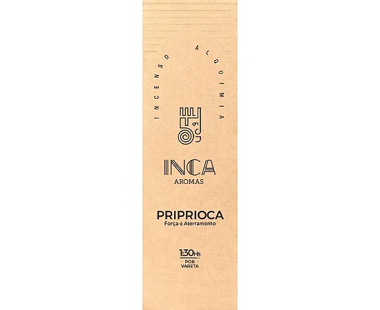 Incenso Priprioca com 4 Varetas Inca Aromas