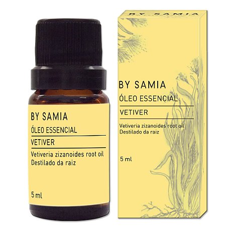 Óleo Essencial Vetiver By Samia - 5ml