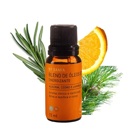 Óleo Essencial Blend de Óleos Energizante By Samia - 15ml