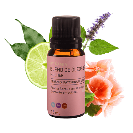 Óleo Essencial Blend de Óleos Mulher By Samia - 15ml