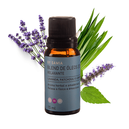 Óleo Essencial Blend de Óleos Relaxante By Samia - 15ml
