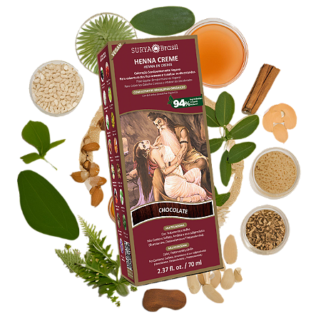 Henna Creme Chocolate Surya Brasil - 70ml