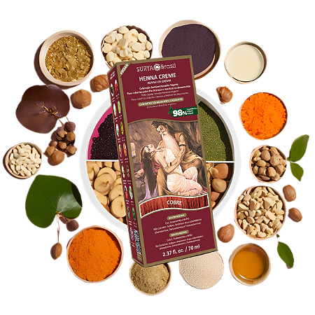 Henna Creme Cobre Surya Brasil - 70ml