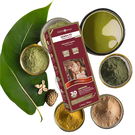Henna Pó Vinho Surya Brasil - 50g