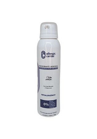 Desodorante Aerossol Sem Alumínio Allergic Center - 150ml