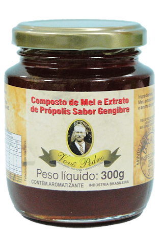 Composto de Gengibre, Mel e Própolis Vovô Pedro - 300g