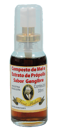 Spray de Gengibre e Própois Vovô Pedro - 33ml