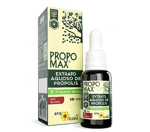 Propomax Extrato Aquoso de Própolis Sem Álcool Apis Flora - 30ml