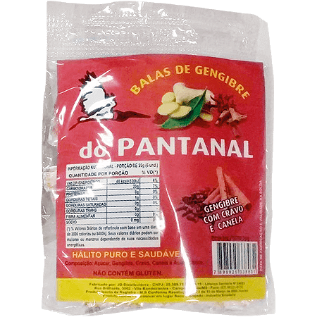 Balas de Gengibre do Pantanal com Cravo e Canela