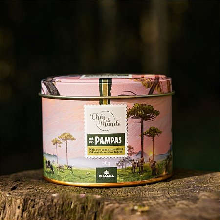Chá dos Pampas Chás do Mundo Chamel Lata ou Pouch – 50g