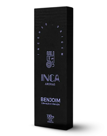 Incenso Benjoim com 4 Varetas Inca Aromas