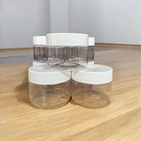 Kit 10 Potes 250ML com Tampa - Para Esfoliantes/Manteigas Corporais