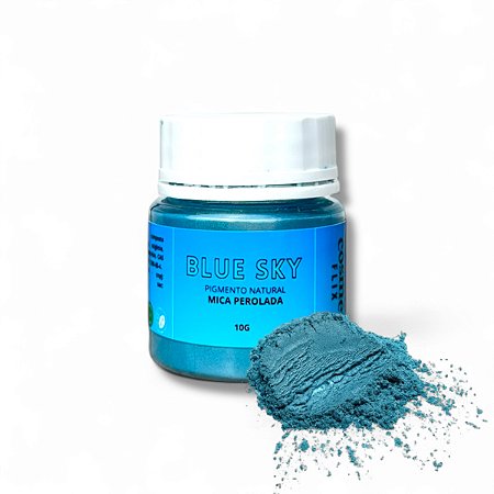 Mica Cosmética - Blue Sky (Azul Claro) - 10g