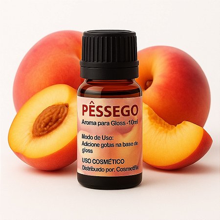 Aroma para Gloss Labial / Lip Balm / Lip Oil - Pêssego