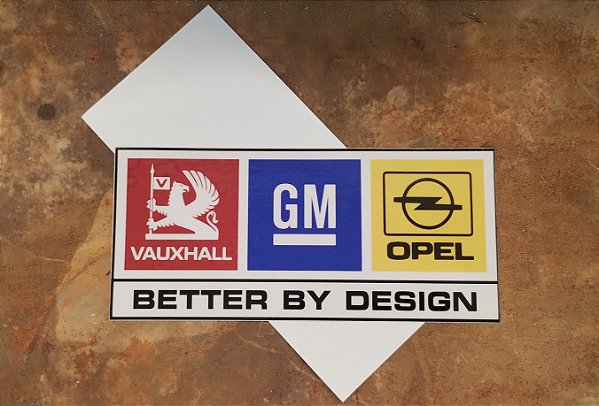 Adesivo Better by Design - O Original - Colagem Interna