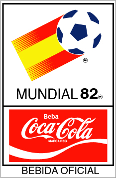 Adesivo Copa de 1982 – Patrocínio Coca-Cola