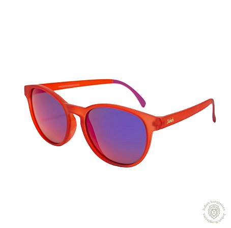 Óculos de Sol Jubah Tribo Vermelho com Lentes Roxa
