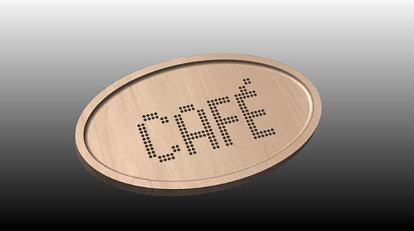 Bordado Ponto Cruz - Oval