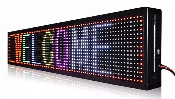 DISPLAY LED 135X20 RGB