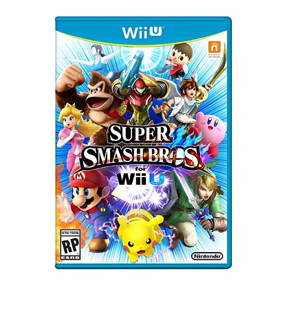 Jogo Super Smash Bros Para Nintendo Wii U Midia Fisica com estojo