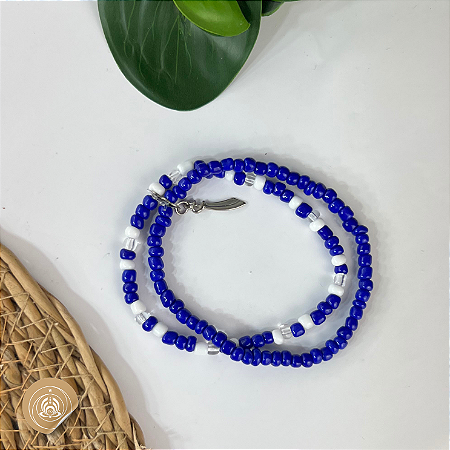 Pulseira de Miçanga Ogum: proteção, coragem e caminhos abertos com a força do Orixá guerreiro.