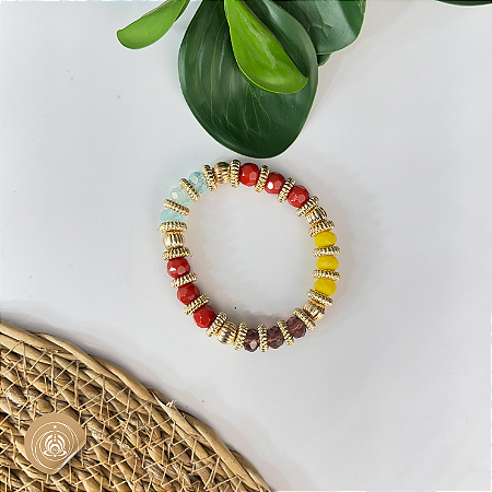Pulseira Povo Cigano: cores, brilho e liberdade com a magia da vida em movimento.