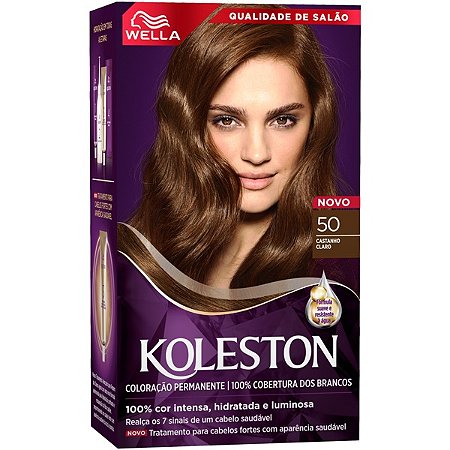 Tintura Koleston 50 Castanho Claro - Wella