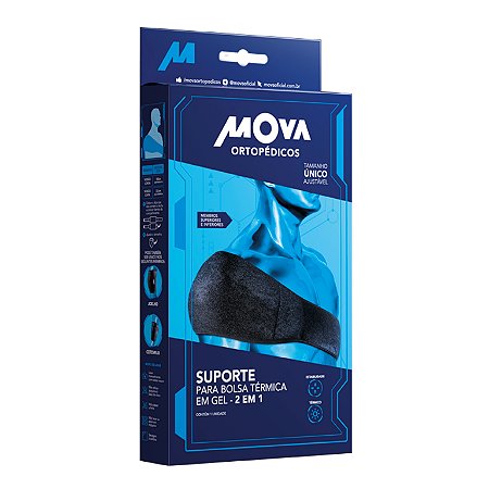 Suporte Bolsa Térmica Gel 2 em 1 Mova Tam Único