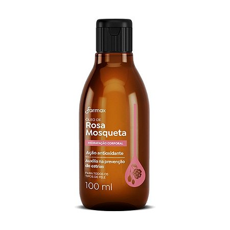 Óleo Corporal Rosa Mosqueta 100ml - Farmax