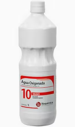 AGUA OXIGENADA ANTISSEPTICA 10VLS 1 LITRO  Rio Quimica