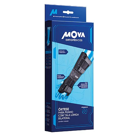 Ortese de Punho Com Tala Longa Bilateral Mova