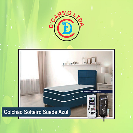 COLCHÃO MAGNÉTICO - Solteiro - Azul