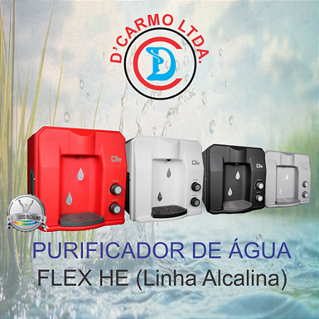 PURIFICADOR DE ÁGUA - FLEX HE (Linha Alcalina)