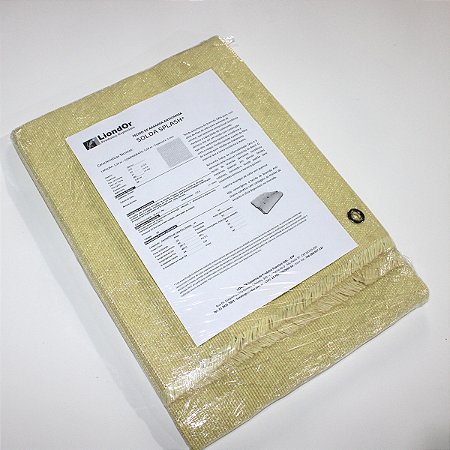 Manta de Aramida Antichama para solda 1,20 m x 60 cm - 2mm espessura