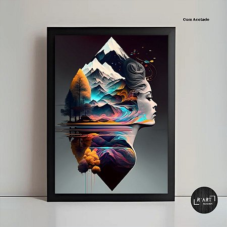 Quadro Decorativo - Arte Abstrata - 1 Unidade