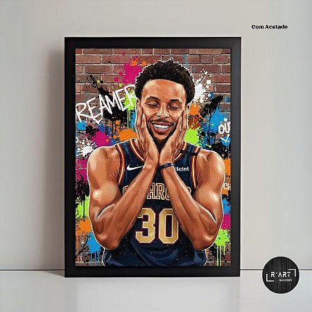Quadro Decorativo - Stephen Curry, Arte