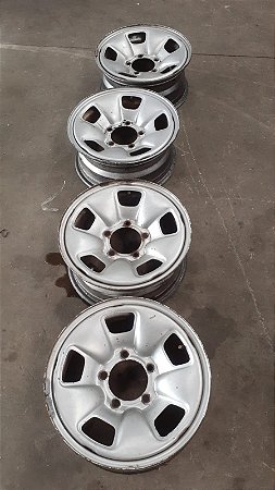 Jogo de Rodas de Ferro Aro 16" Suzuki Grand Vitara