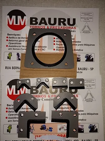 Kit raspadores 9 peças para Torno Nardini ND-325