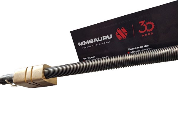 Fuso E Porca Transversal Torno Nardini ND-250 passo 3mm