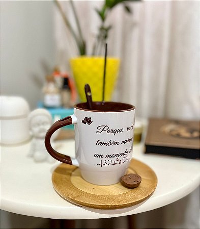Caneca Personalizada Coleção Semente de Luz Chocolate