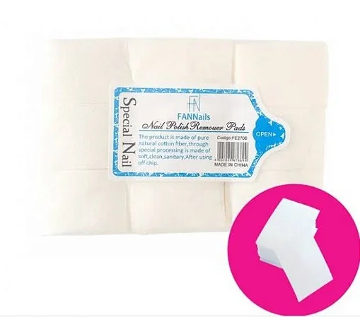 Algodão Prensado Fan Nails - 550 Unidades