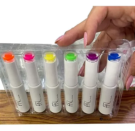 Esmalte Fine Line - Fan Nails - 12ml NEON