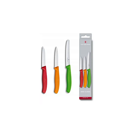 Conjunto De Cozinha Facas Coloridas Swiss Classic para Descascar Victorinox