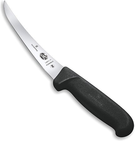 Faca De Cozinha Desossa Lâmina Curva Fibrox 15cm Victorinox