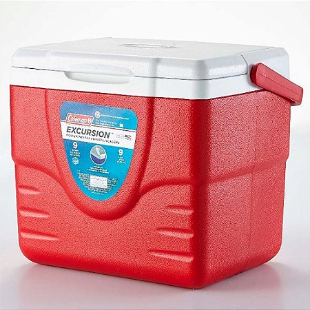 Caixa Térmica 9 QT 8,5 Litros Vermelha Coleman
