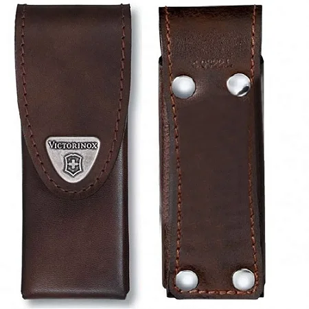 Bainha Grande de Couro Marrom para Swiss Tool Spirit Victorinox