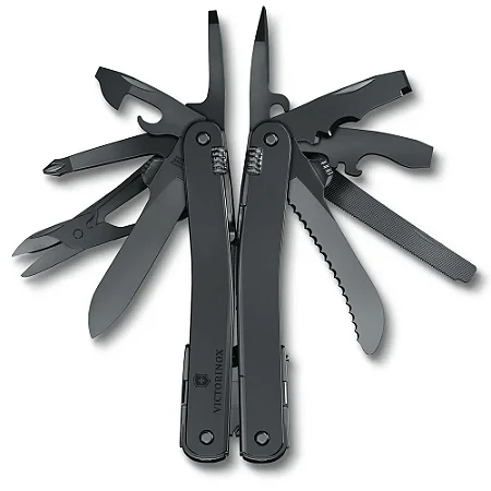 Multiferramenta Swiss Tool Spirit Mxbx Preta com Bainha de Nylon Victorinox