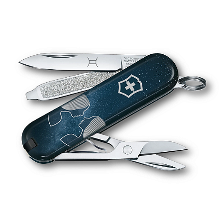 Canivete Victorinox Classic SD Zodiac Signos Gêmeos 7 Funções