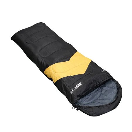 Saco De Dormir Viper 5 A 12°C Preto E Laranja Nautika
