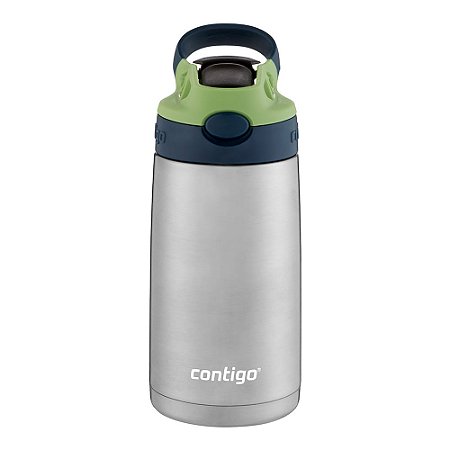 Garrafa Térmica Autospout Kids 384ml Verde Contigo